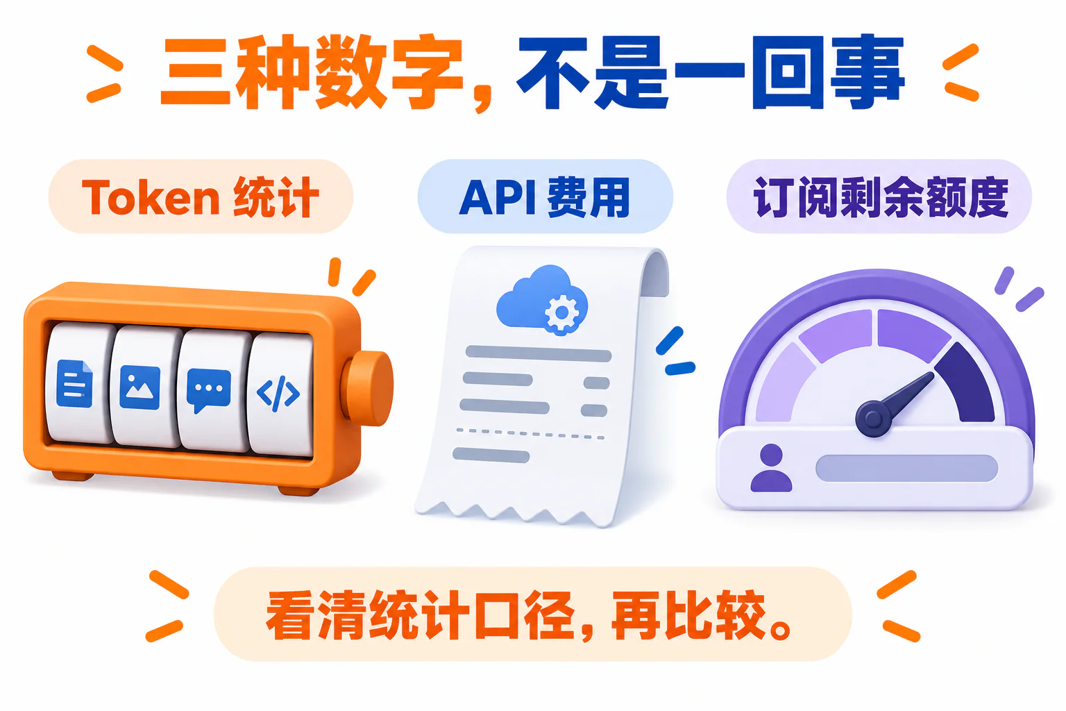 三种数字,不是一回事